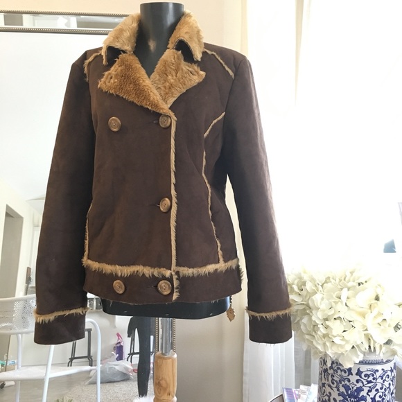 Tommy Hilfiger Jackets & Blazers - Tommy Hilfiger Brown Suede Jacket M